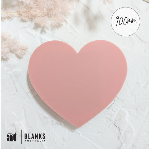 Heart Blanks | Acrylic DIY Shapes - AT Blanks Australia - Acrylic Blanks