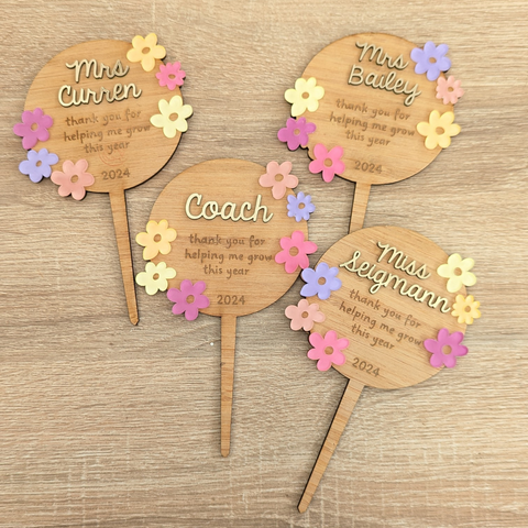 Floral Plant Stake
