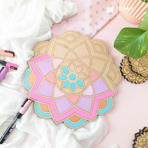 DIY - Wooden Mandala Plaque