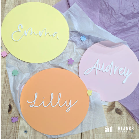 Personalised Name Wall Plaque