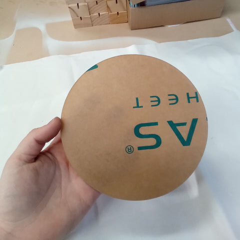 2mm clear - 160mm circle