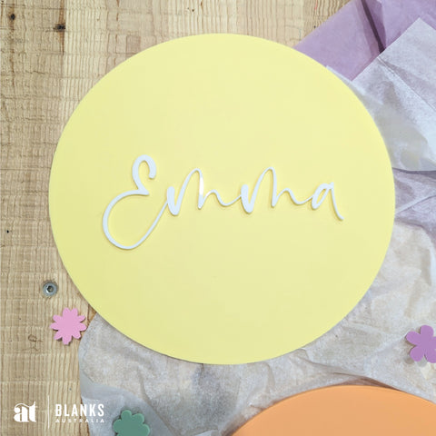 Personalised Name Wall Plaque