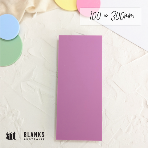 Long Narrow 100 x 300mm | Pastel Range AT Blanks Australia 1