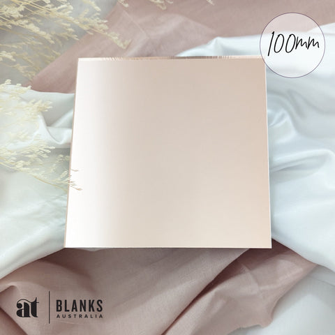 100mm Acrylic Blank Square | Mirror Range - AT Blanks Australia#option1 - #product_vendor - #product_type