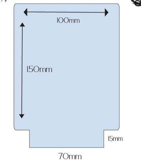 100mm Rectangle Light Topper - (For Black Base) - AT Blanks Australia#option1 - #product_vendor - #product_type