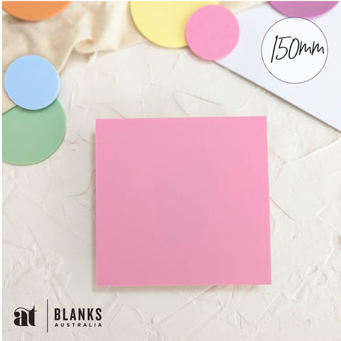 150mm Acrylic Blank Square | Pastel Range - AT Blanks Australia#option1 - #product_vendor - #product_type