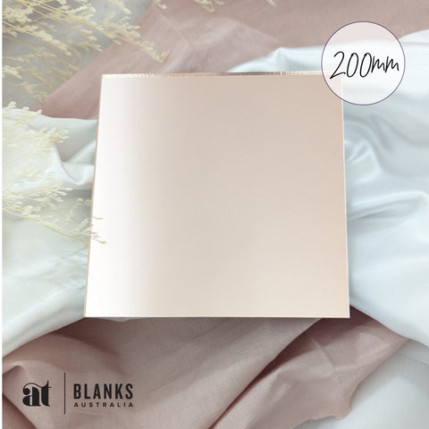 200mm Acrylic Blank Square | Mirror Range - AT Blanks Australia#option1 - #product_vendor - #product_type