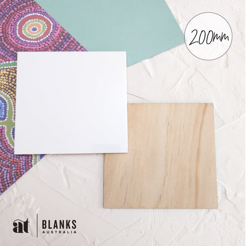 200mm Acrylic Blank Square | Standard Range - AT Blanks Australia#option1 - #product_vendor - #product_type