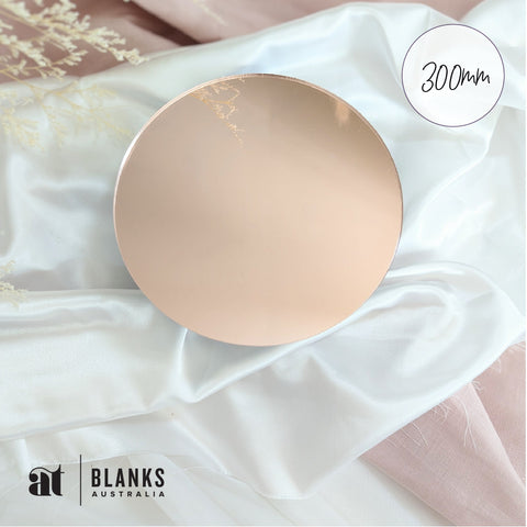 300mm Acrylic Blank Circle | Mirror Range - AT Blanks Australia#option1 - #product_vendor - #product_type