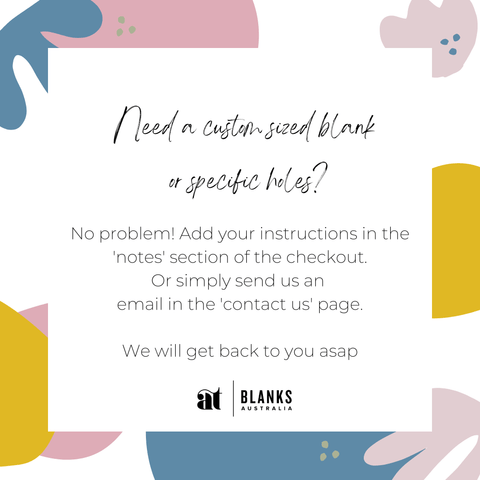 300mm Acrylic Blank Hexagon | Pastel Range - AT Blanks Australia#option1 - #product_vendor - #product_type