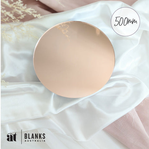 500mm circle acrylic blank plywood blank mirror