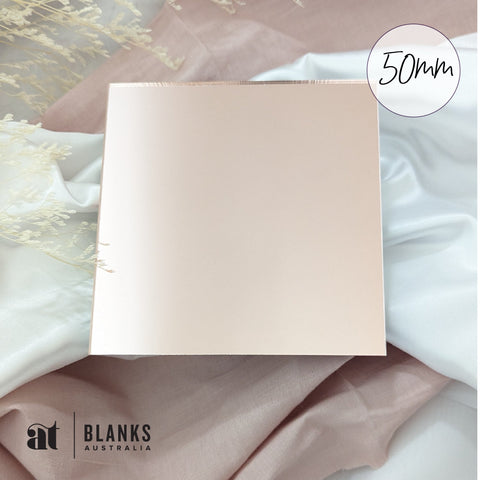 50mm Acrylic Blank Square | Mirror Range - AT Blanks Australia#option1 - #product_vendor - #product_type