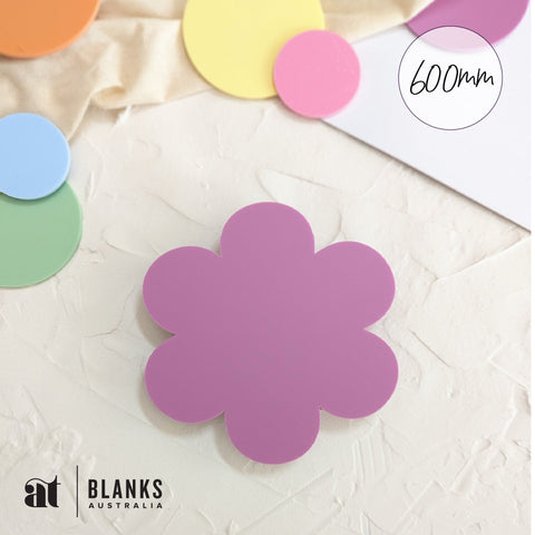 600mm Flower Blank | Pastel Range - AT Blanks Australia#option1 - #product_vendor - #product_type