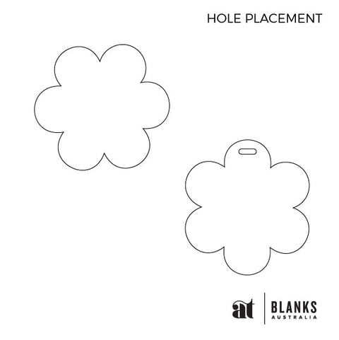 80mm Flower Blank | Standard Range - AT Blanks Australia#option1 - #product_vendor - #product_type