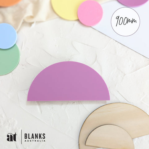 900mm Semi Circle Blank | Pastel Range - AT Blanks Australia#option1 - #product_vendor - #product_type