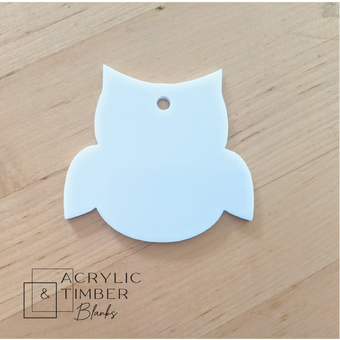 Acrylic Owl - 60mm - AT Blanks Australia#option1 - #product_vendor - #product_type #option1 #option2