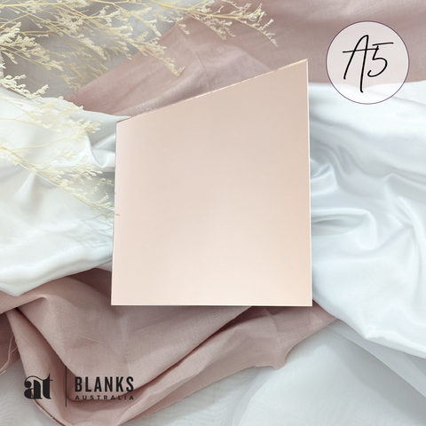 Pointed Rectangle 197 x 149mm (A5) | Mirror Range Art & Crafting Materials AT Blanks Australia Acrylic blanks for weddings