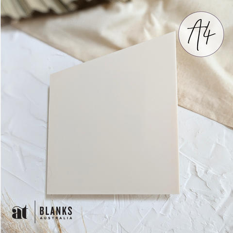 Pointed Rectangle 297 x 197mm (A4) | Nature Range AT Blanks Australia Acrylic blanks for weddings