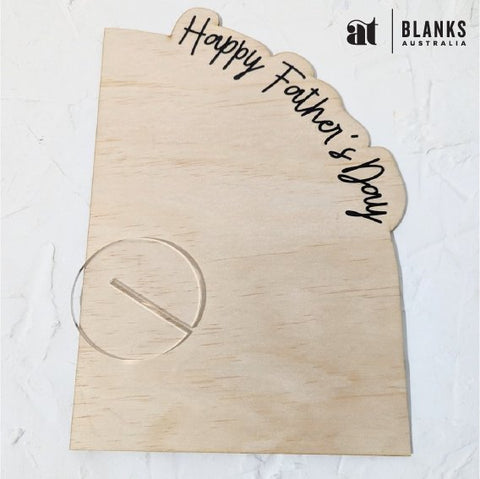 A4 Half Arch Fathers Day Sign - AT Blanks Australia#option1 - #product_vendor - #product_type