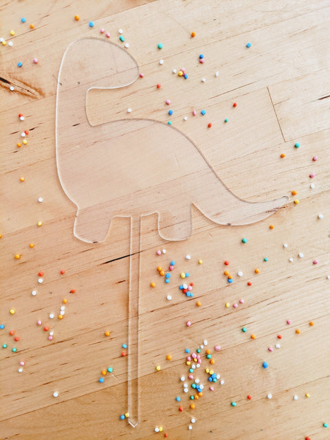 Acrylic Cake Topper - Dinosaur - AT Blanks Australia#option1 - #product_vendor - #product_type