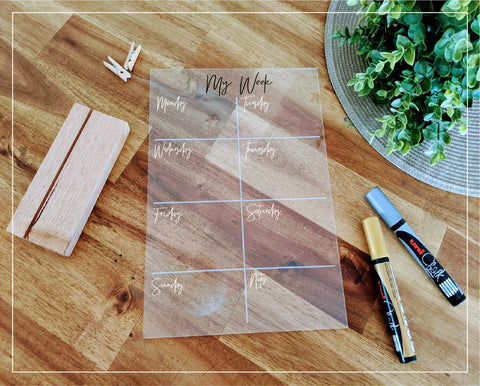 Acrylic Desk Calendar - Boxes - AT Blanks Australia#option1 - #product_vendor - #product_type