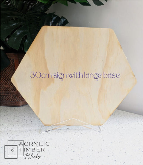 Acrylic Sign Base - AT Blanks Australia#option1 - #product_vendor - #product_type