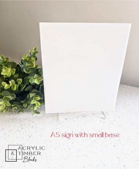 Acrylic Sign Base - AT Blanks Australia#option1 - #product_vendor - #product_type