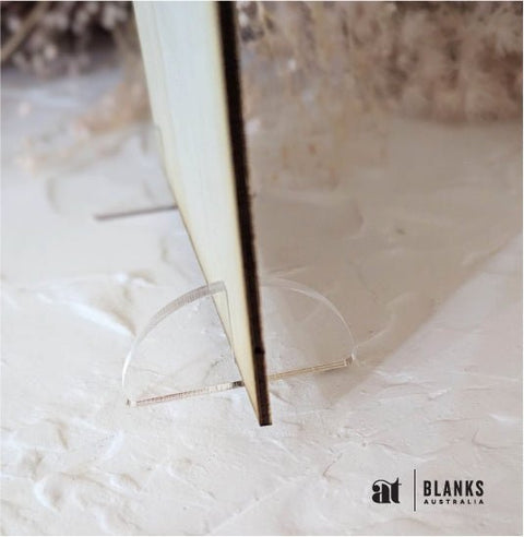 Acrylic Sign Feet - Semi Circle - AT Blanks Australia#option1 - #product_vendor - #product_type