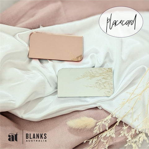 Adjacent Round Rectangle Place card | Mirror Range - AT Blanks Australia#option1 - #product_vendor - #product_type