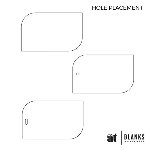 Adjacent Round Rectangle Place card | Standard Range - AT Blanks Australia#option1 - #product_vendor - #product_type