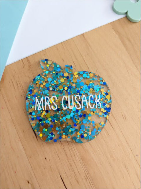 Apple Keyring | Acrylic Tag - AT Blanks Australia#option1 - #product_vendor - #product_type