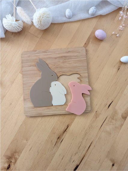 Bunny Family Puzzle - AT Blanks Australia#option1 - #product_vendor - #product_type