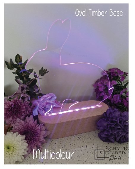 Bunny Light Topper - (For Oval Timber Base) - AT Blanks Australia#option1 - #product_vendor - #product_type