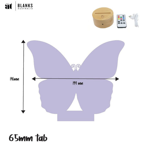 Butterfly Light Topper - (For Multi-Round Base) - AT Blanks Australia#option1 - #product_vendor - #product_type