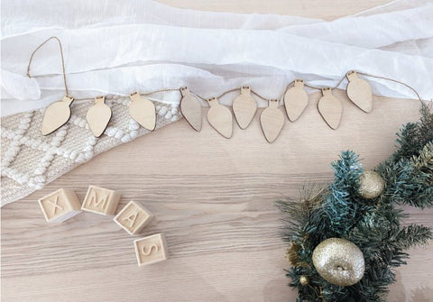 Christmas Light Bunting - 10 pack - AT Blanks Australia#option1 - #product_vendor - #product_type