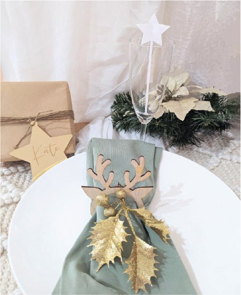 Christmas Napkin Ring - 6 pack - AT Blanks Australia#option1 - #product_vendor - #product_type
