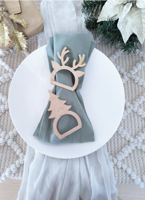 Christmas Napkin Ring - 6 pack - AT Blanks Australia#option1 - #product_vendor - #product_type