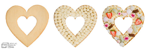 Cookie Cake Stencil - Heart - AT Blanks Australia#option1 - #product_vendor - #product_type