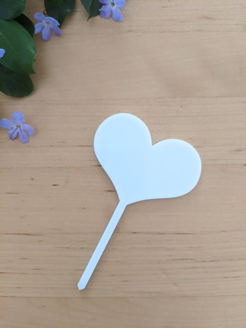 Cupcake Topper (6 pack) - Heart - AT Blanks Australia#option1 - #product_vendor - #product_type