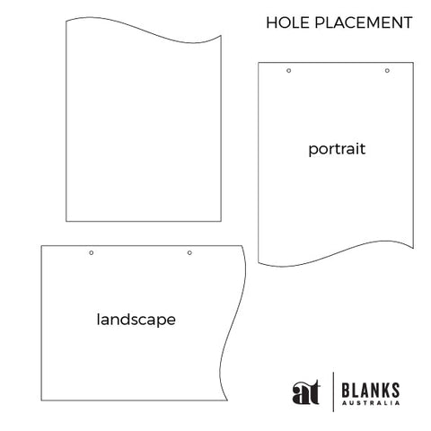 Curve Top 197 x 149mm (A5) | Mirror Range - AT Blanks Australia#option1 - #product_vendor - #product_type