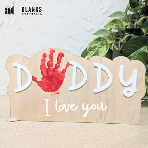 DADDY Handprint Sign - AT Blanks Australia#option1 - #product_vendor - #product_type