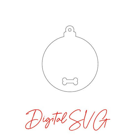 DIGITAL SVG FILE - Bone Bauble - AT Blanks Australia#option1 - #product_vendor - #product_type