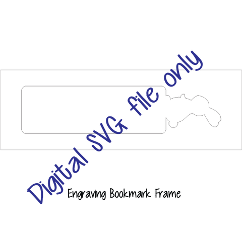 DIGITAL SVG FILE - Engraving Frame Bookmark - AT Blanks Australia#option1 - #product_vendor - #product_type