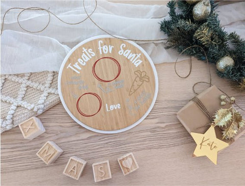 DIGITAL SVG FILE - Treats for Santa Circle Board - AT Blanks Australia#option1 - #product_vendor - #product_type