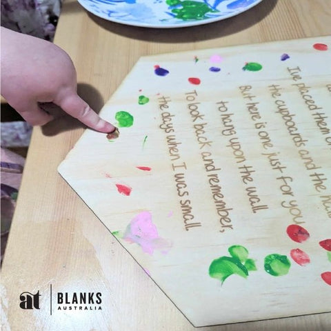 DIY Fingerprint Plaque + SVG - PLYWOOD FLAG - AT Blanks Australia#option1 - #product_vendor - #product_type