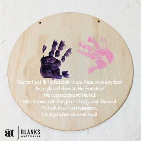 DIY Handprint Plaque + SVG - PLYWOOD CIRCLE - AT Blanks Australia#option1 - #product_vendor - #product_type