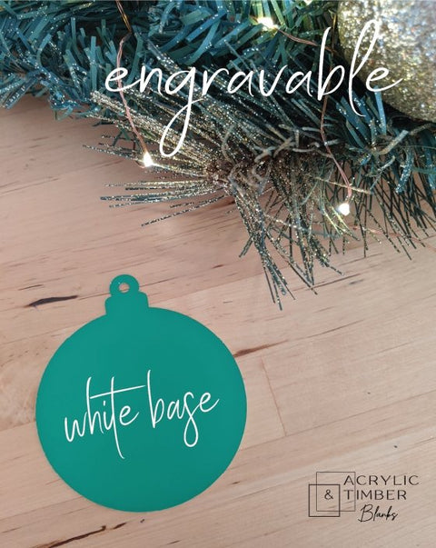 Dual Colour Christmas Bauble - AT Blanks Australia#option1 - #product_vendor - #product_type