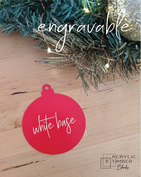 Dual Colour Christmas Bauble - AT Blanks Australia#option1 - #product_vendor - #product_type