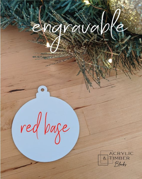 Dual Colour Christmas Bauble - AT Blanks Australia#option1 - #product_vendor - #product_type