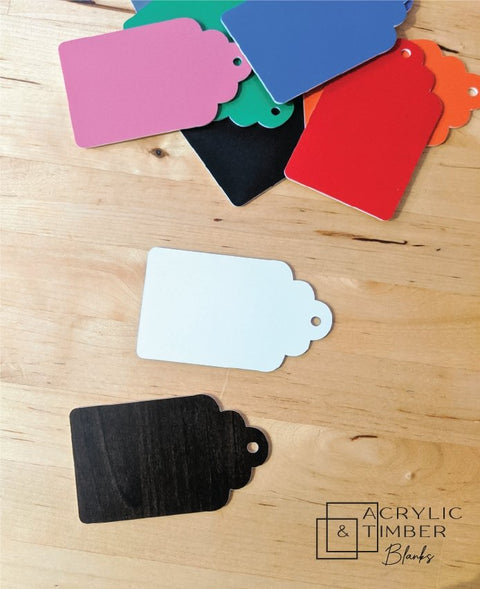 Dual Colour - Curved Tag (5 Pack) - AT Blanks Australia#option1 - #product_vendor - #product_type